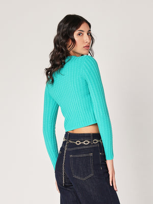 Maglia con trecce