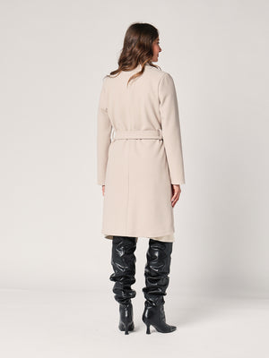 Cappotto con cintura