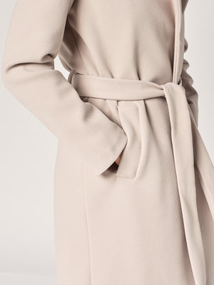 Cappotto con cintura