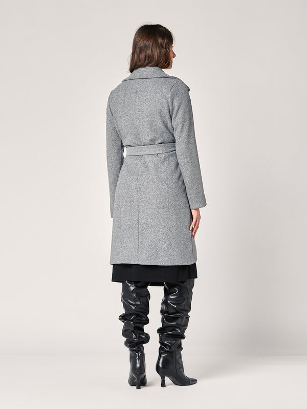Cappotto con cintura