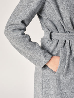 Cappotto con cintura