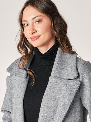 Cappotto con cintura