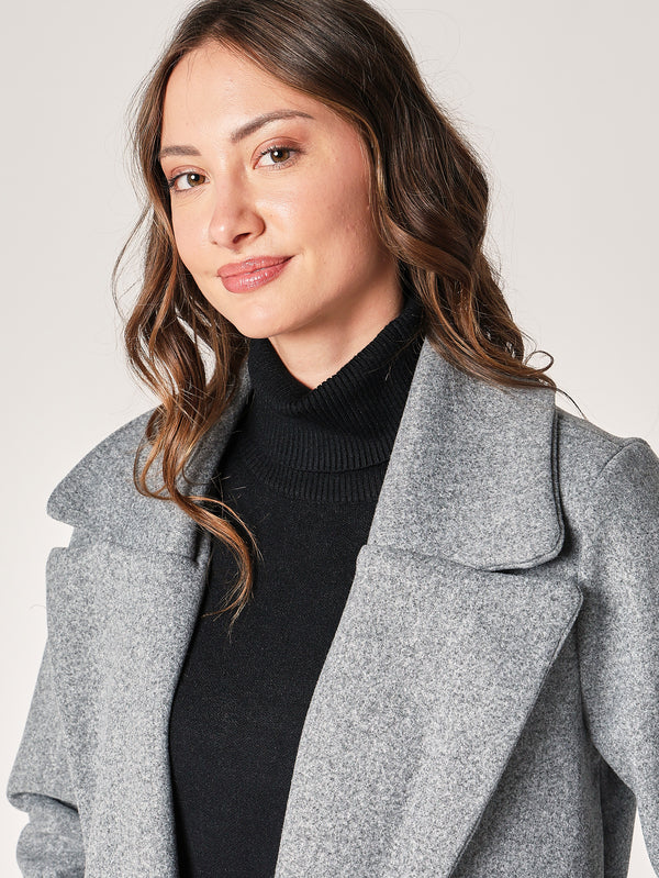Cappotto con cintura