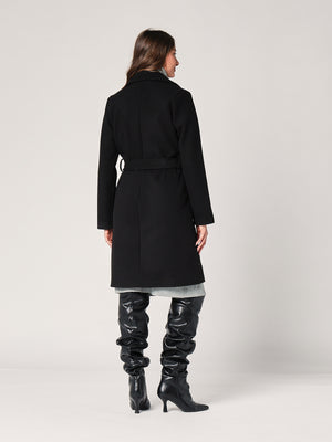 Cappotto con cintura