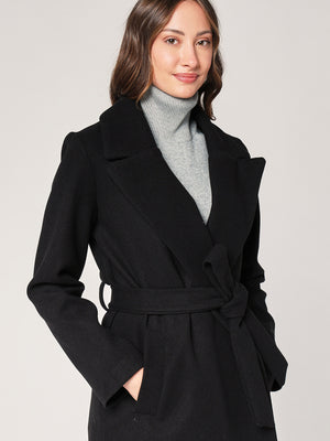 Cappotto con cintura