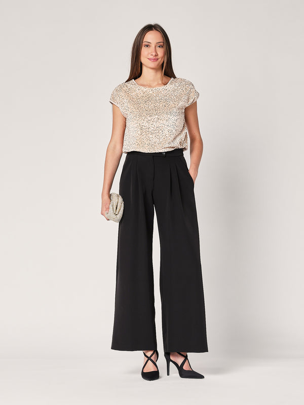 Maglia con paillettes