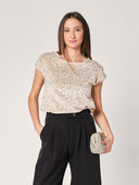 Maglia con paillettes