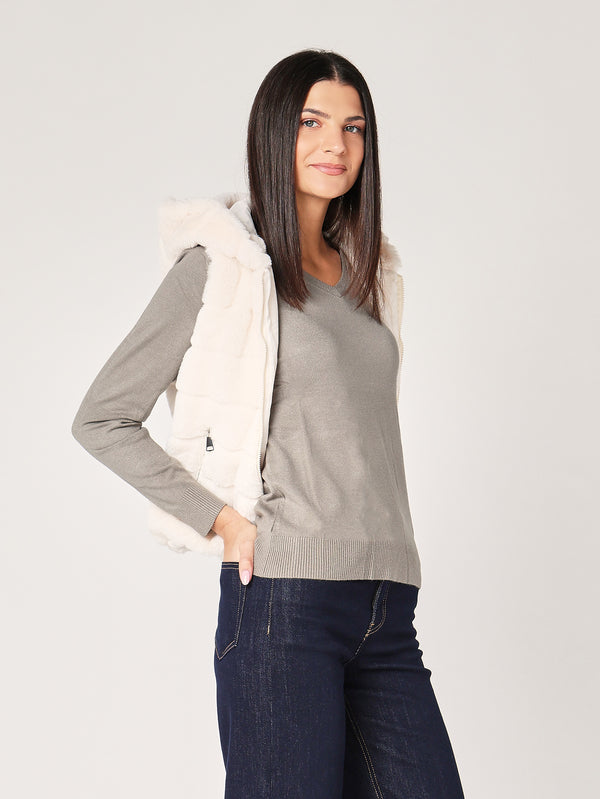 Maglia collo V