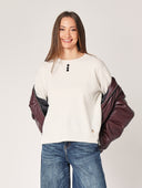 Maglia over con bottoni