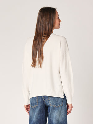 Maglia over con bottoni