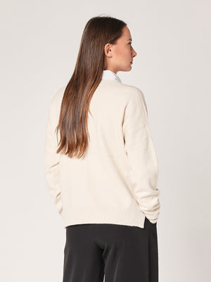 Maglia over con bottoni