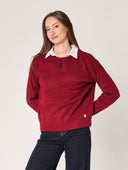 Maglia over con bottoni