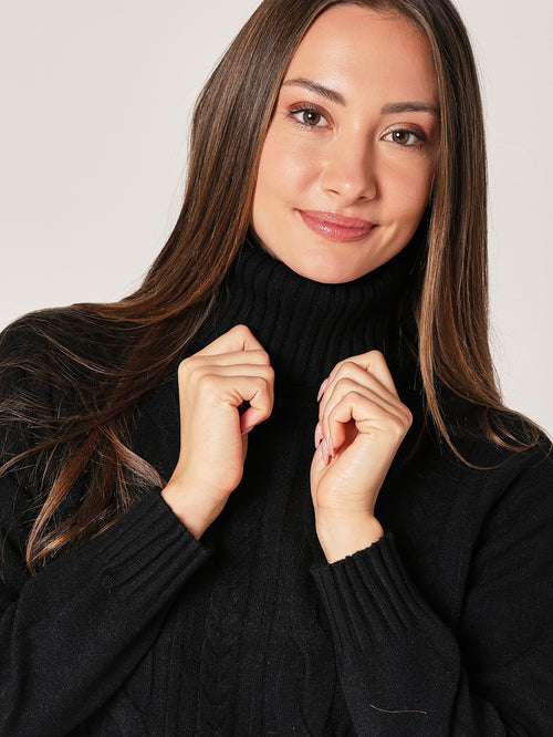 Dolcevita con trecce