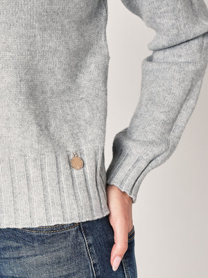Maglia collo lavorato