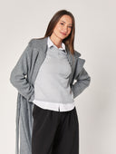 Maglia girocollo cropped
