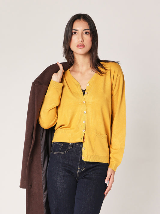 Golfino collo V over