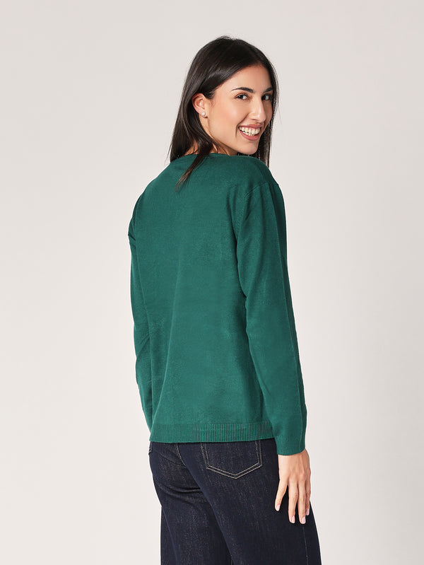 Golfino collo V over