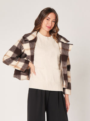 Pullover mit zwei Taschen