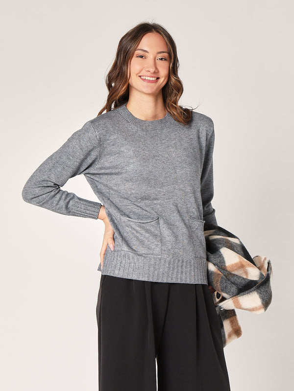 Pullover mit zwei Taschen