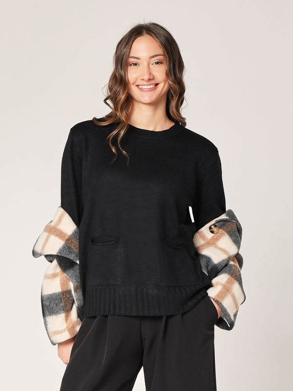 Pullover mit zwei Taschen