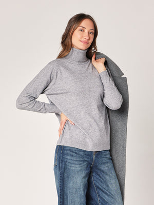 Oversized Rollkragenpullover