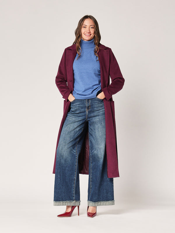 Oversized Rollkragenpullover