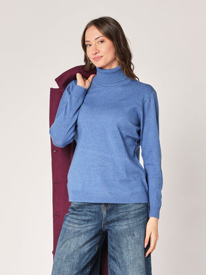 Oversized Rollkragenpullover