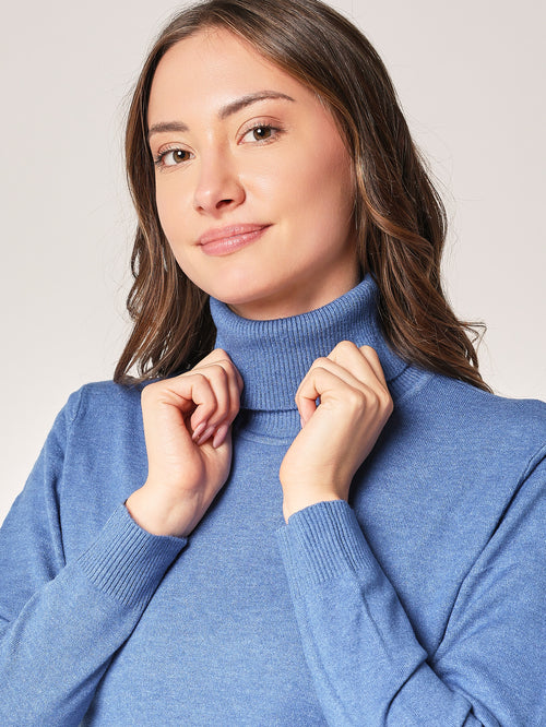 Oversized Rollkragenpullover