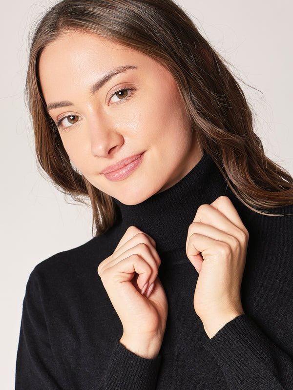 Oversized Rollkragenpullover