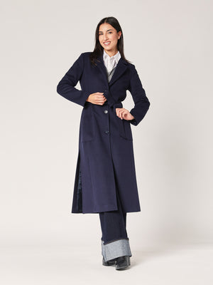 Cappotto con spacchi laterali