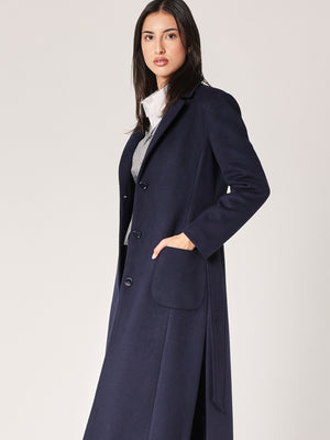 Cappotto con spacchi laterali