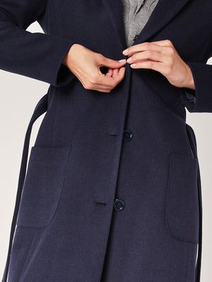 Cappotto con spacchi laterali