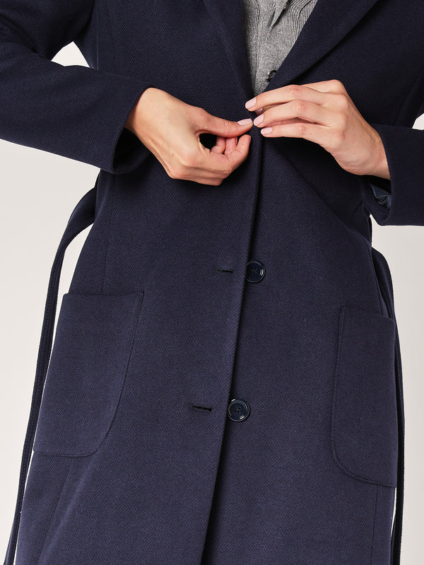 Cappotto con spacchi laterali