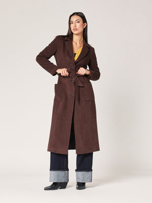 Cappotto con spacchi laterali