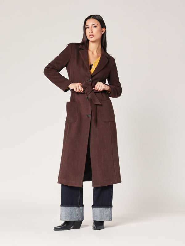Cappotto con spacchi laterali