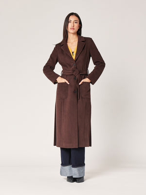 Cappotto con spacchi laterali