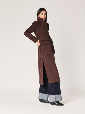 Cappotto con spacchi laterali
