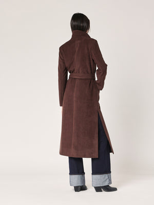 Cappotto con spacchi laterali