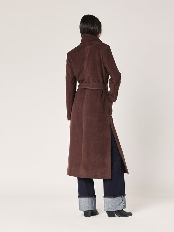 Cappotto con spacchi laterali