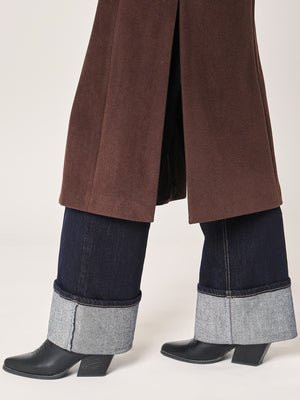 Cappotto con spacchi laterali