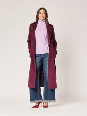 Cappotto con spacchi laterali