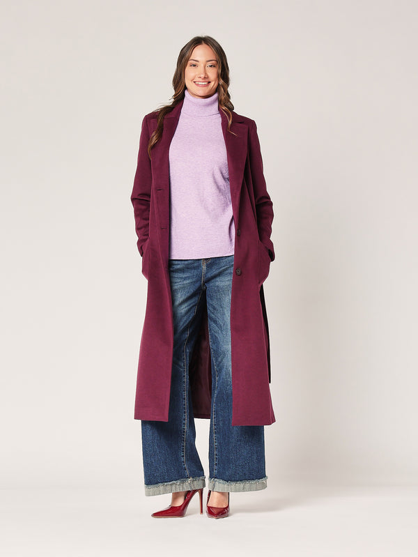 Cappotto con spacchi laterali