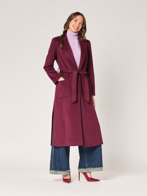 Cappotto con spacchi laterali