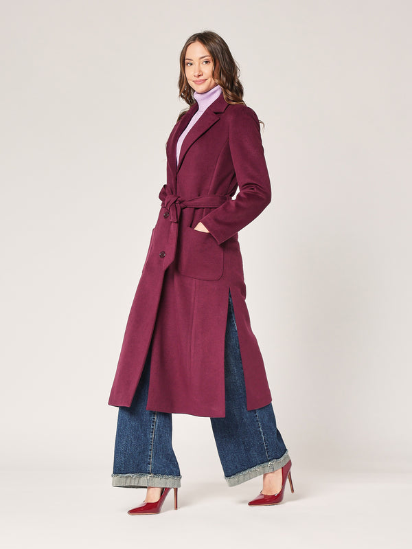 Cappotto con spacchi laterali