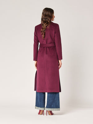 Cappotto con spacchi laterali