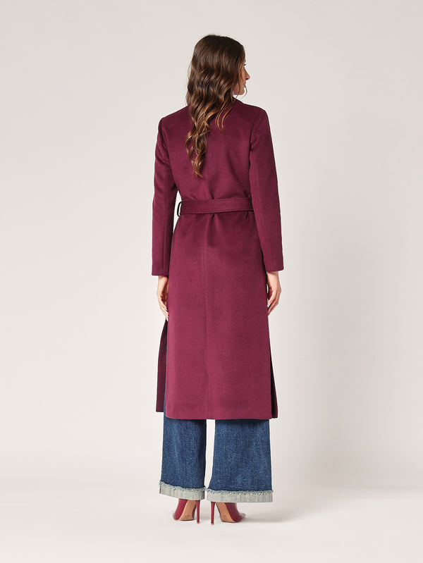 Cappotto con spacchi laterali