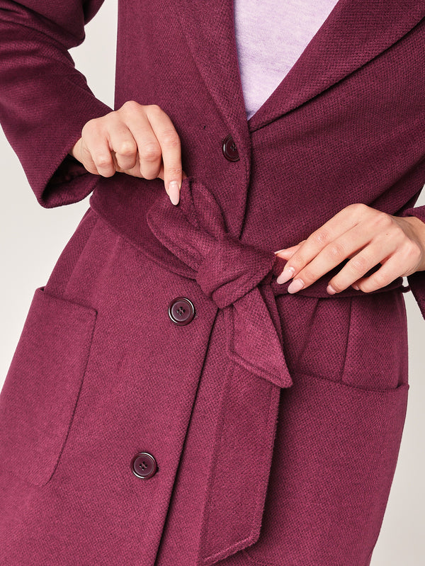 Cappotto con spacchi laterali
