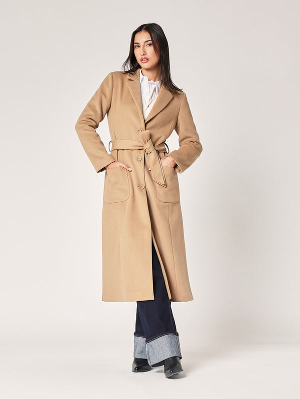 Cappotto con spacchi laterali
