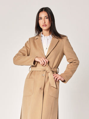 Cappotto con spacchi laterali