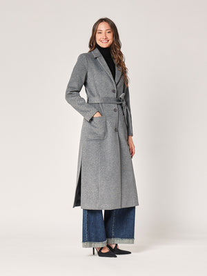 Cappotto con spacchi laterali